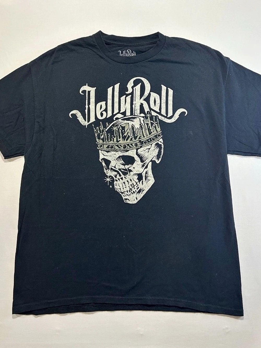 Jelly Roll Black Skull T-Shirt Graphic Tee XL